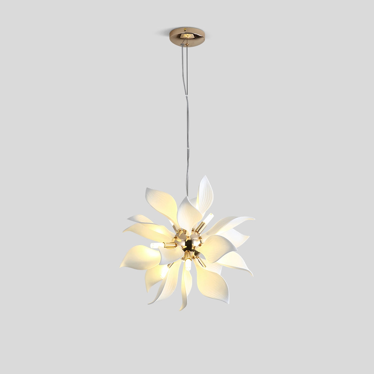 Antizer Nordic Creative Petal Pendant Light Gold Small