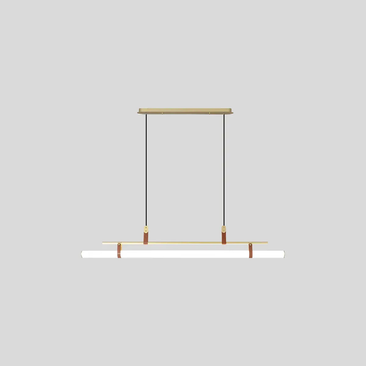 Antizer Solin Linear LED Pendant Light for Dining Area Gold