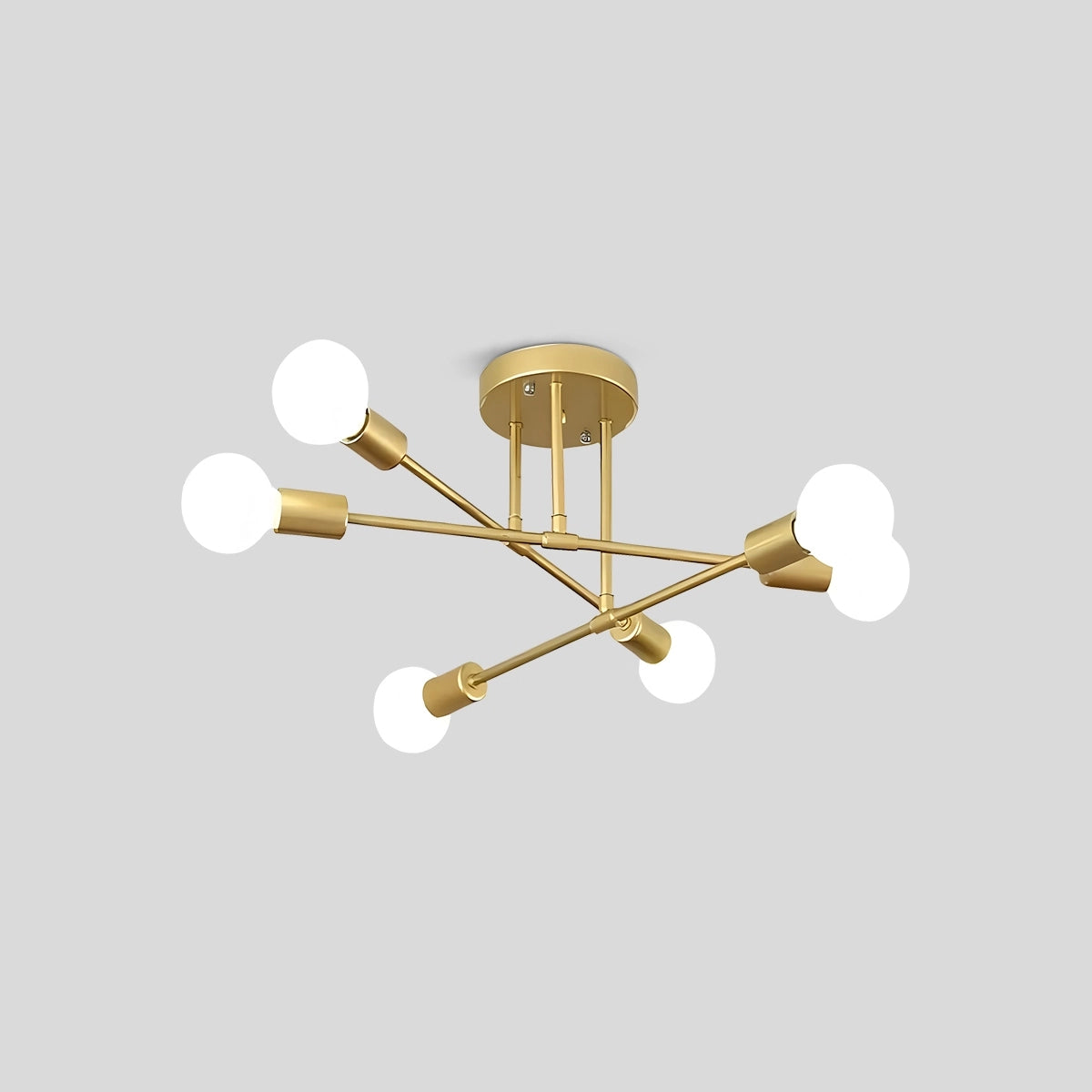 Antizer Valentina Modern Chandelier Ceiling Light Gold Warm Light