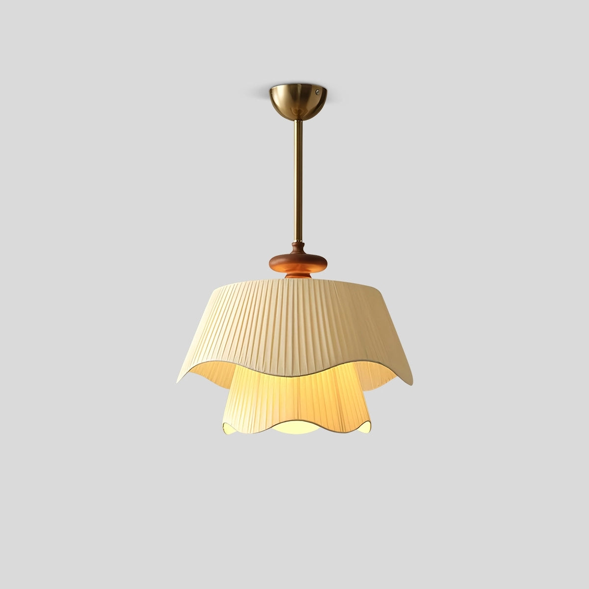 Antizer Bellevue Pendant Lamp for Bedroom Beige Dia 9.84"