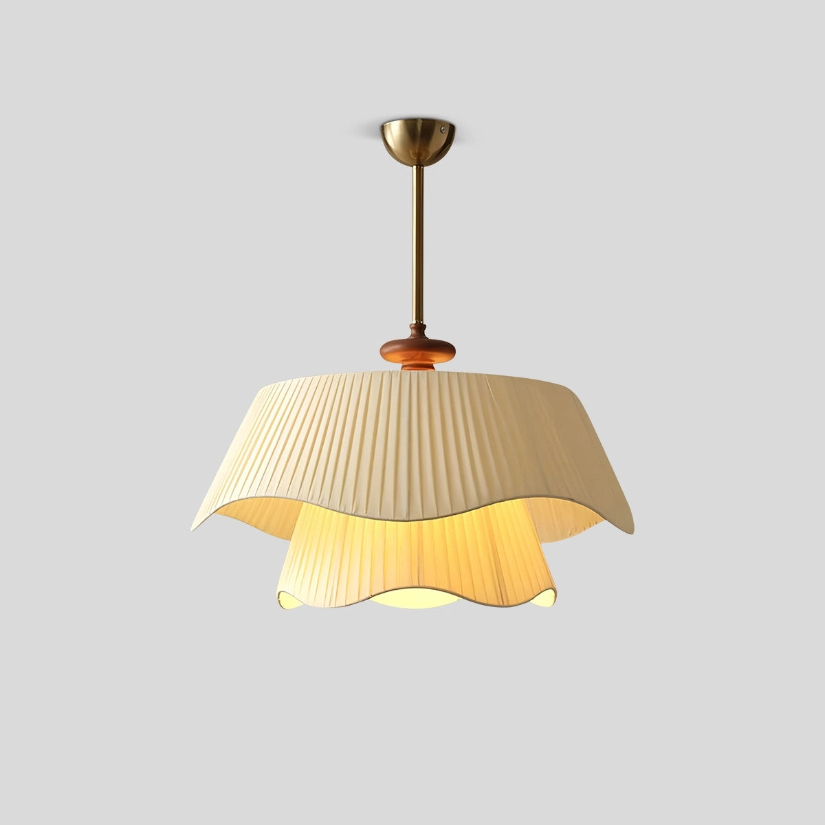 Antizer Bellevue Pendant Lamp for Bedroom Beige Dia 23.62"