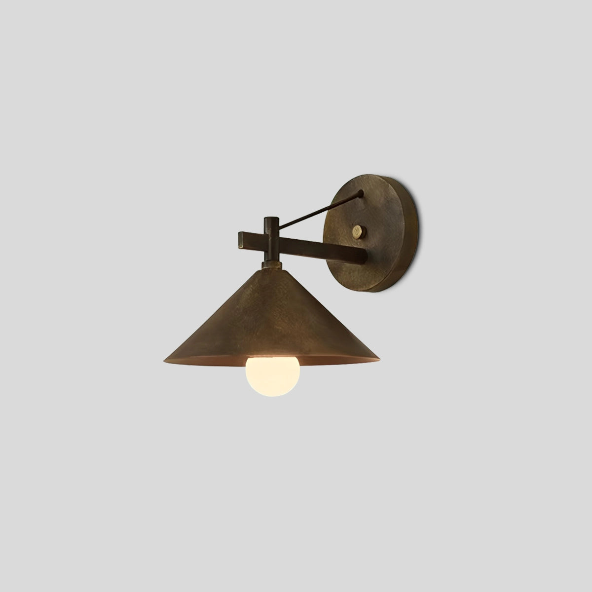 Antizer Vintage Outdoor Waterproof Patio Wall Lamp Gold Bronze
