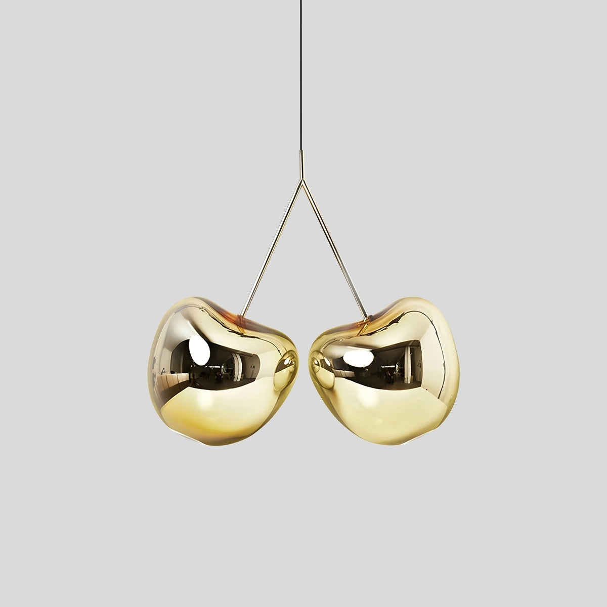 Antizer Cherry Metal Chandelier for Dining Room Gold Warm Light
