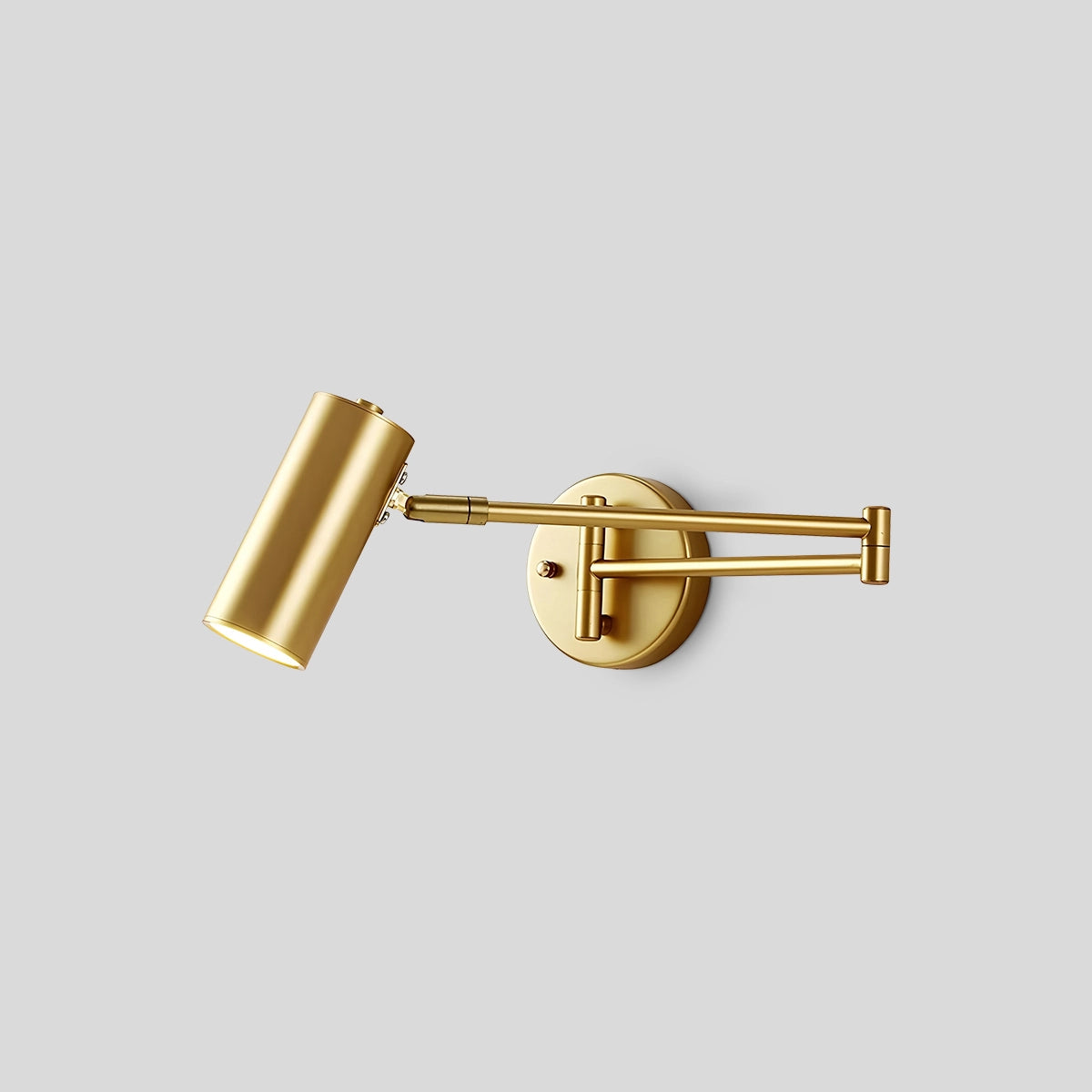 Antizer Swing Arm Wall Sconce for Bedroom Gold Warm Light
