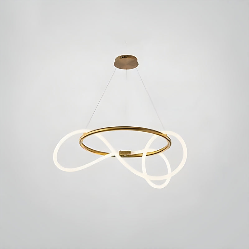 Antizer Modern Long Hose Led Pendant Light for Dining Room