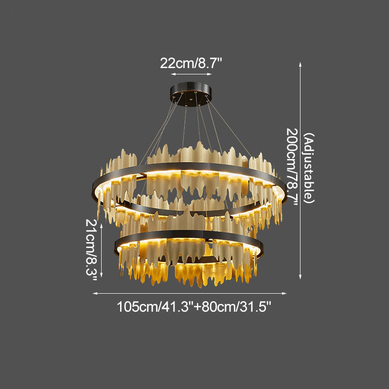 Antizer Modern Creative Round Chandelier