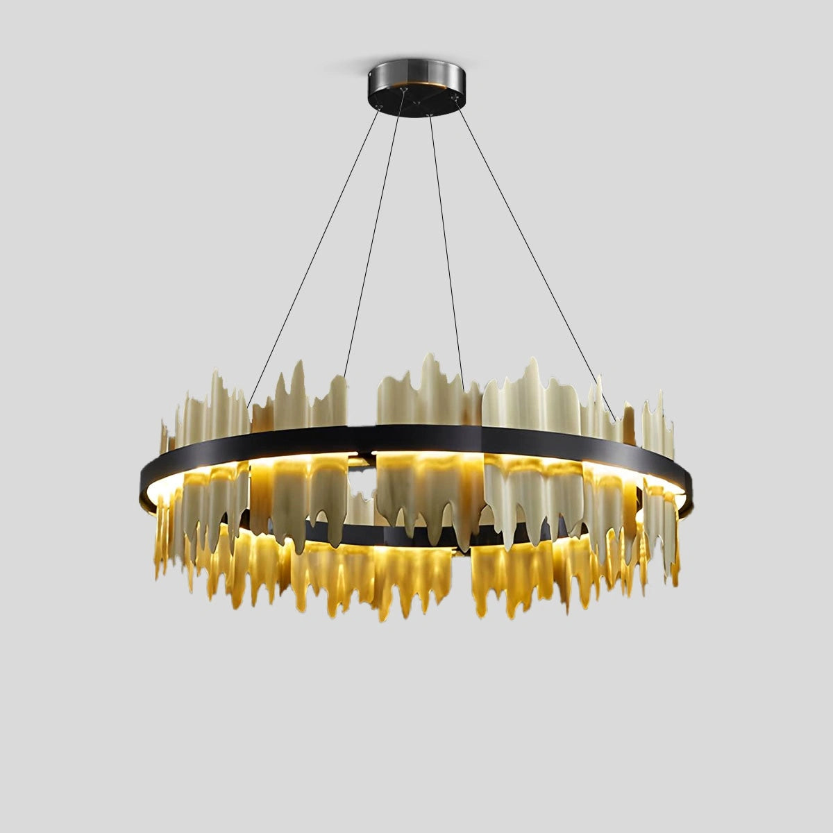 Antizer Modern Creative Round Chandelier Golden