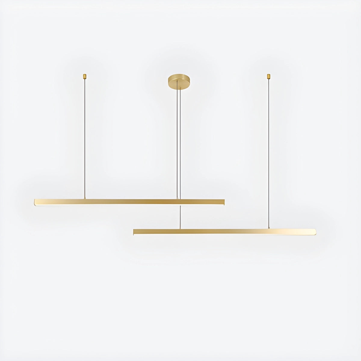 Antizer Multi Light Sticks LED Chandelier for Living Room Golden 2 Lights