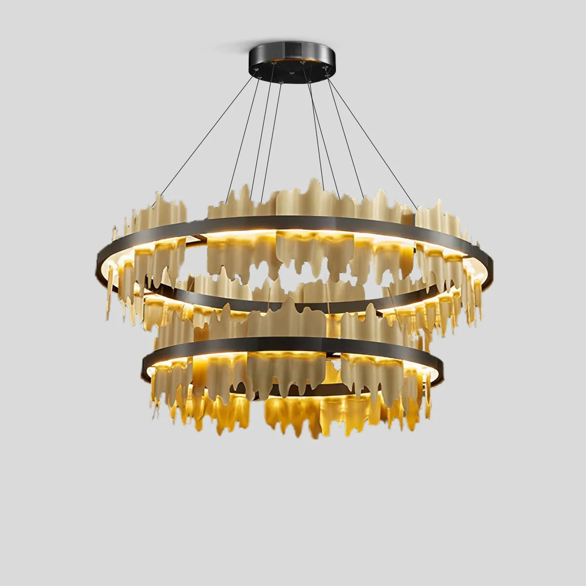 Antizer Modern Creative Round Chandelier Golden