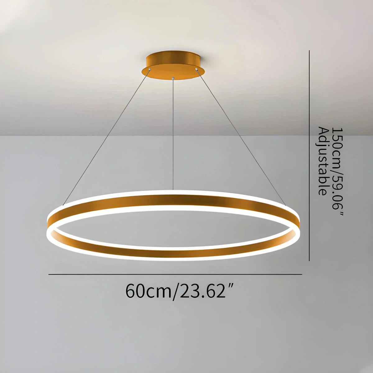 Antizer Circle Layered Living Room Chandelier