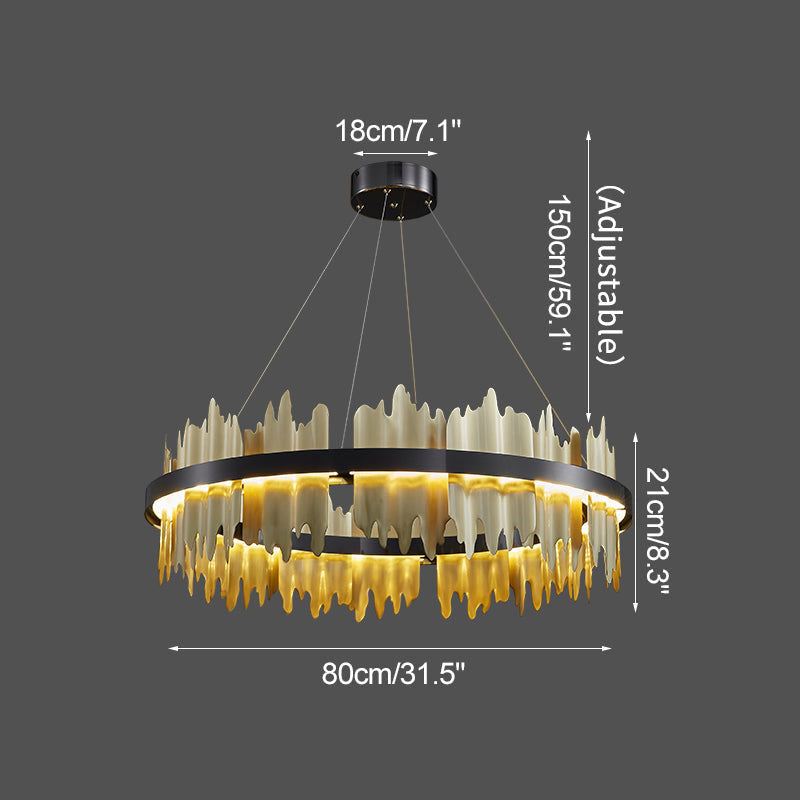 Antizer Modern Creative Round Chandelier
