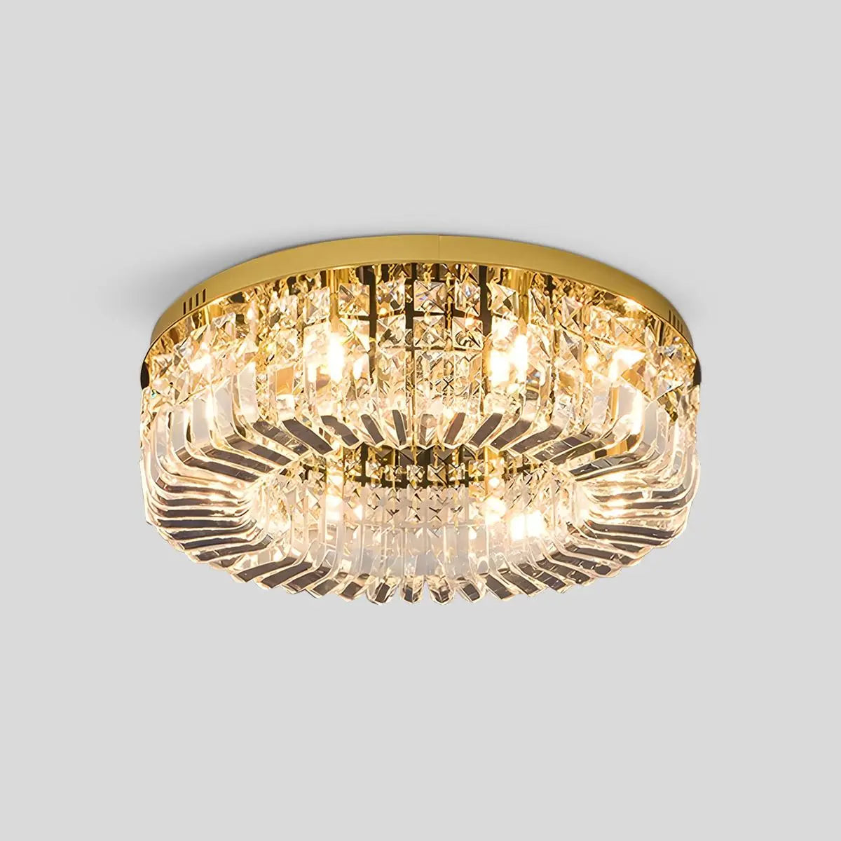 Antizer Modern Luxury Crystal Ceiling Light Golden