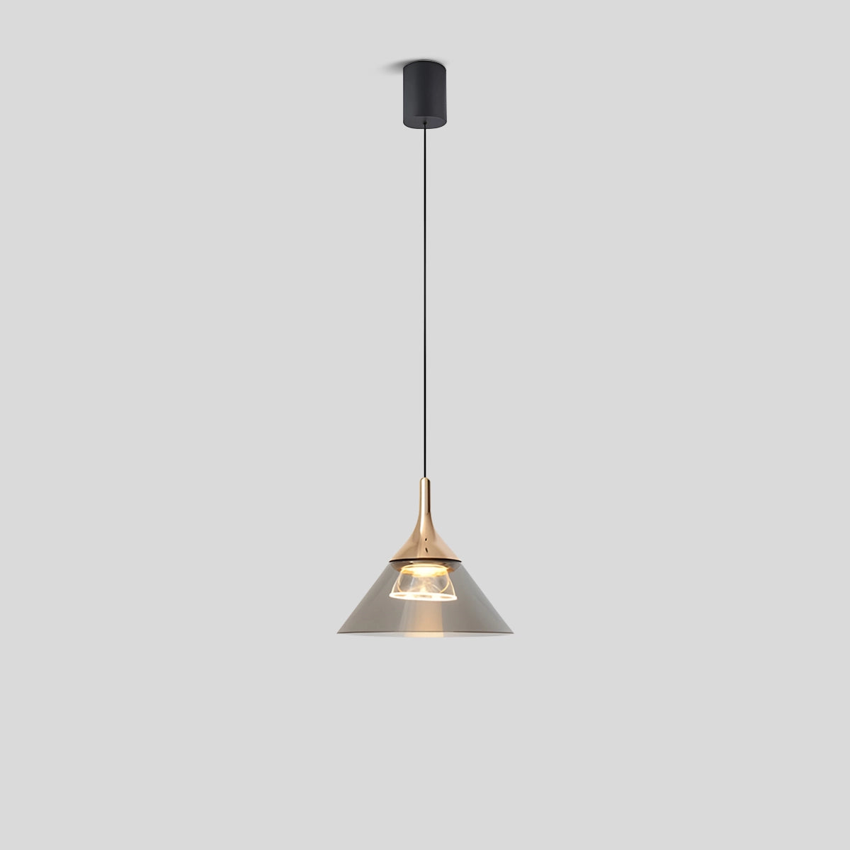 Antizer Nordic Led Art Pendant Light for Dining Room Golden Warm Light