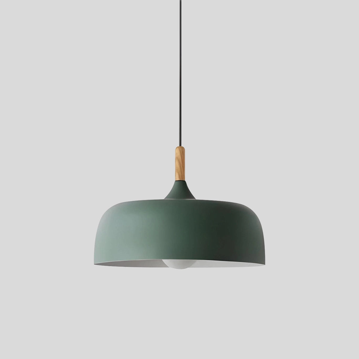 Antizer Modern Dome Macaron Pendant Light for Kitchen Island Green D30cm / 11.81"