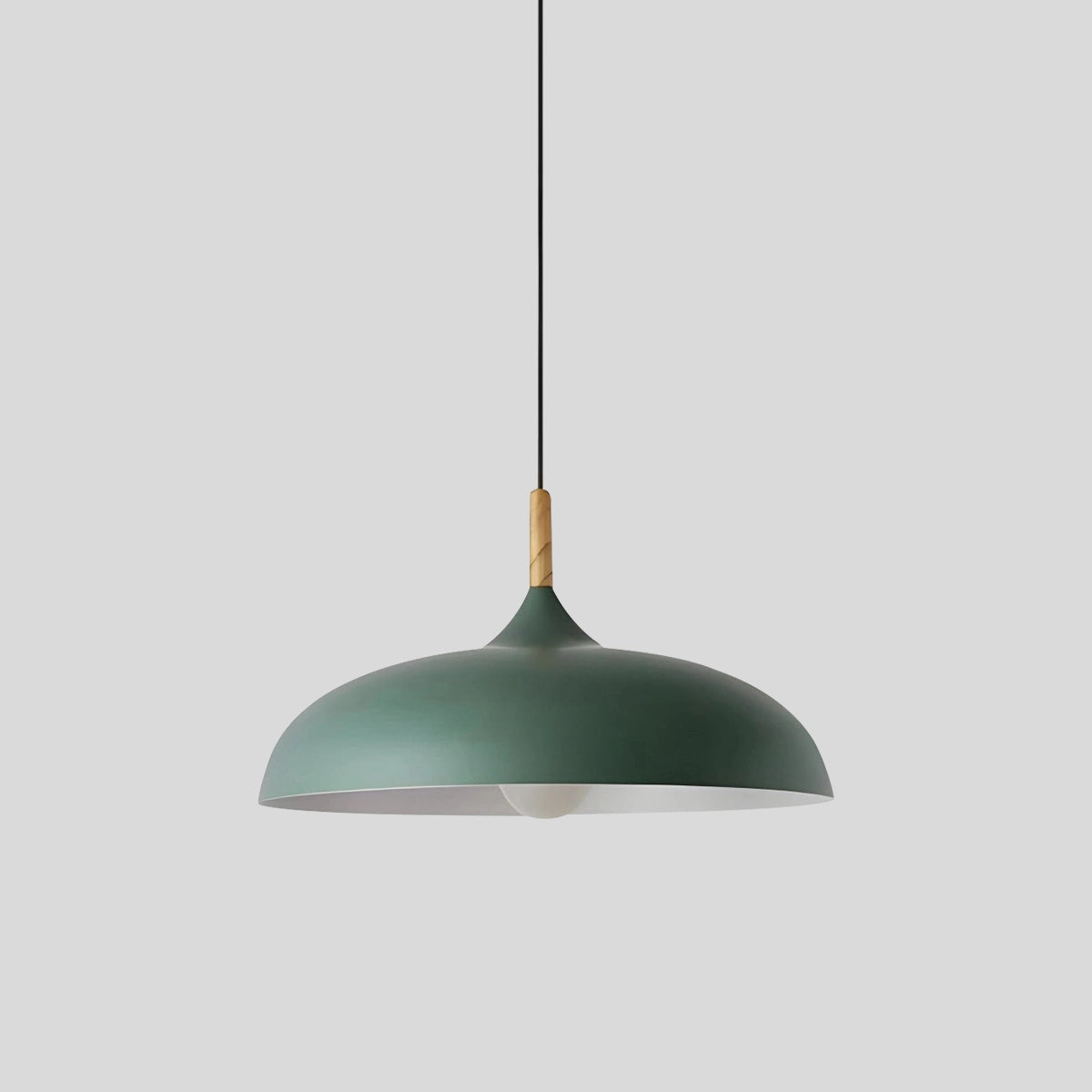 Antizer Modern Dome Macaron Pendant Light for Kitchen Island Green D45cm / 17.72"
