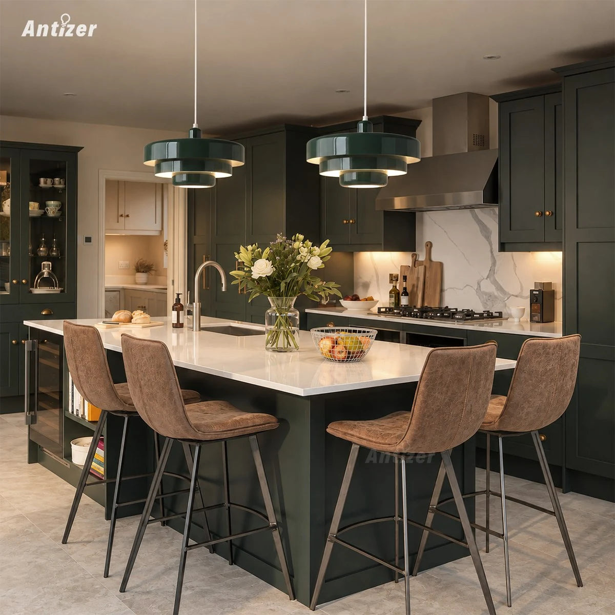 Antizer Modern LED Dining Room Pendant Light