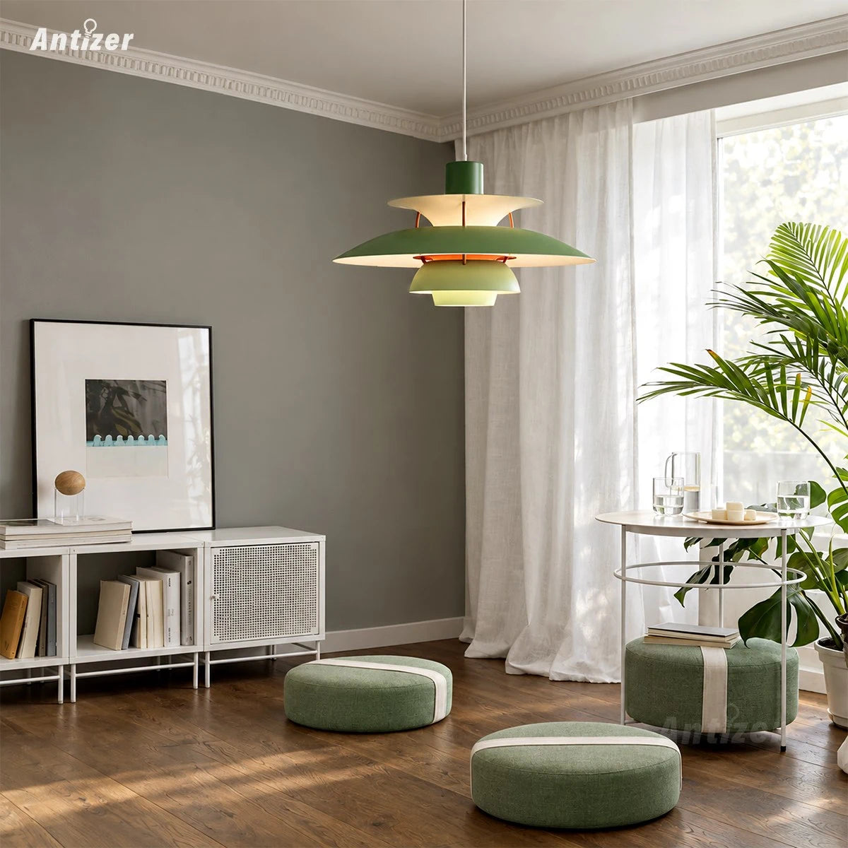 Antizer Modern Nordic Style Multi-layer Hanging Pendant Light