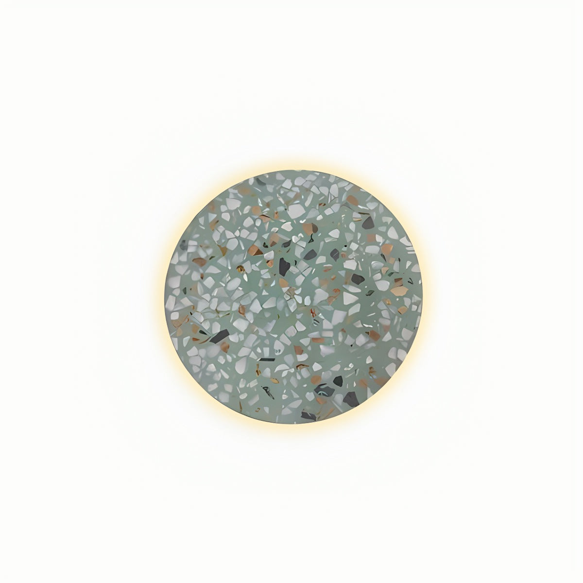Antizer Nordic Light Luxury Round Disc Wall Sconce Green