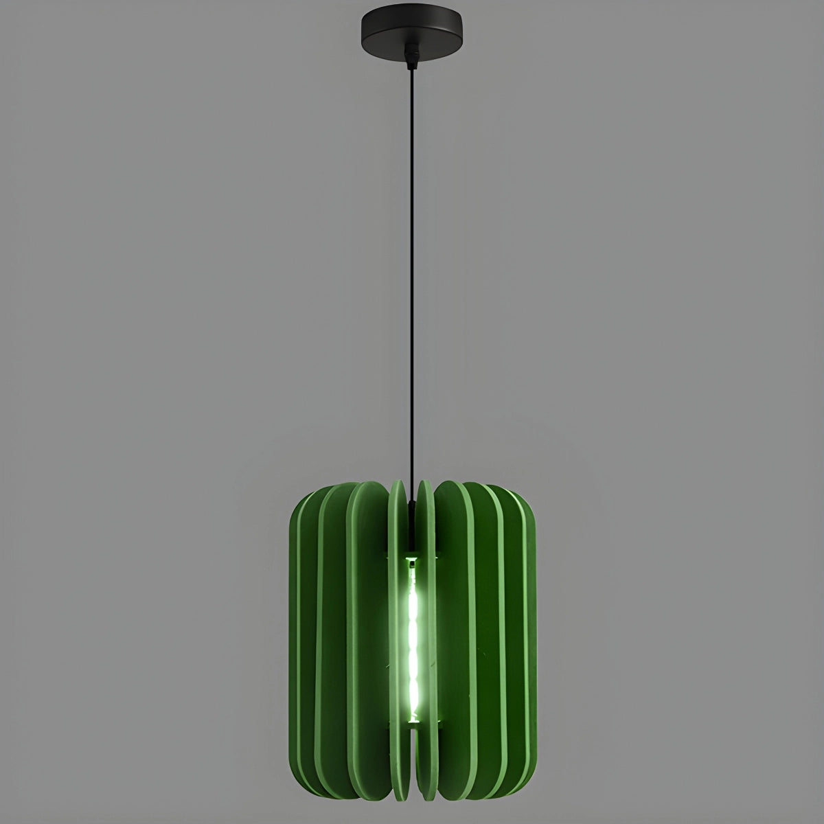 Antizer Pumpkin Slice Acoustic Pendant Light Green Small-D32.5cm / 12.80"
