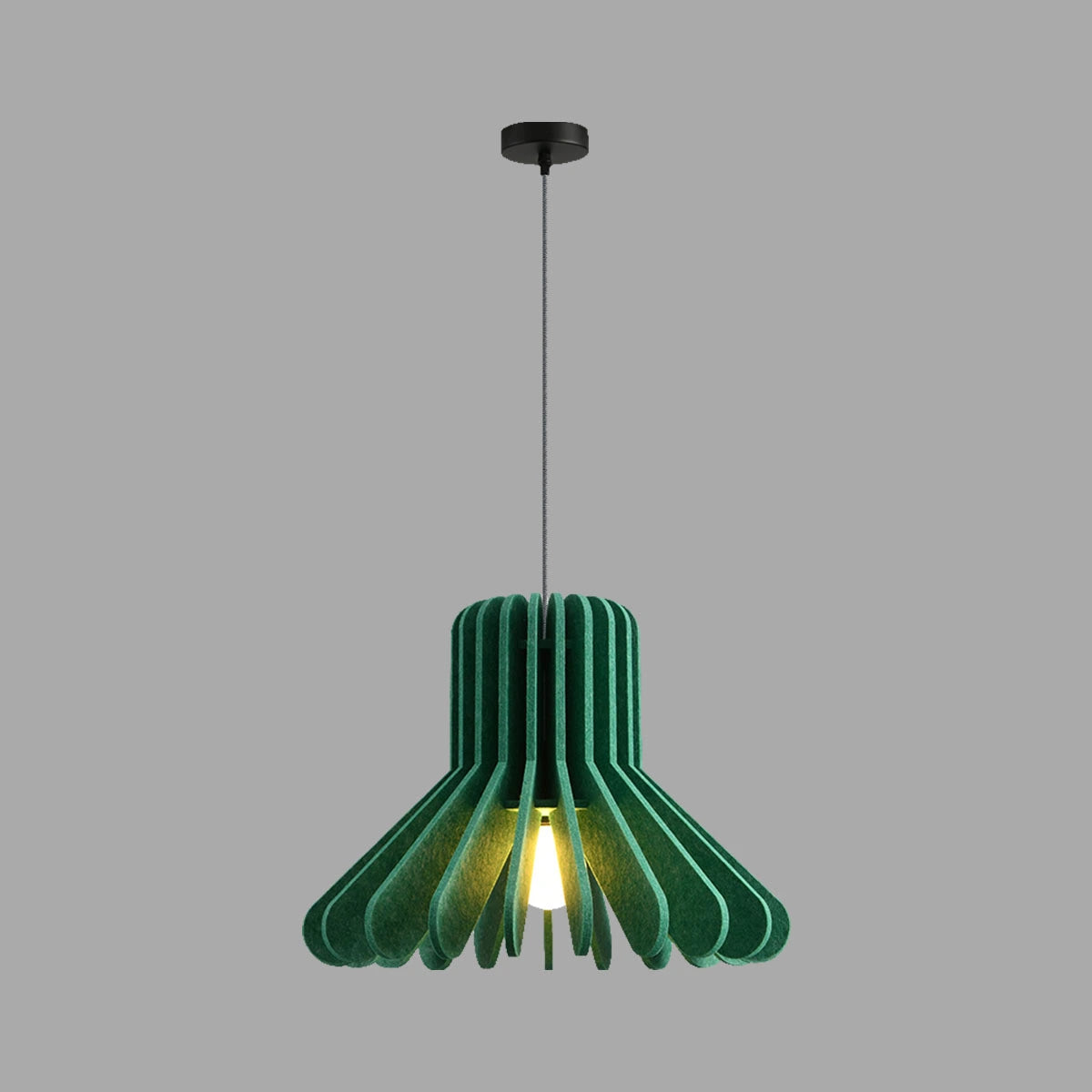 Antizer Nordic Octopus Felt Acoustic Pendant Light Green