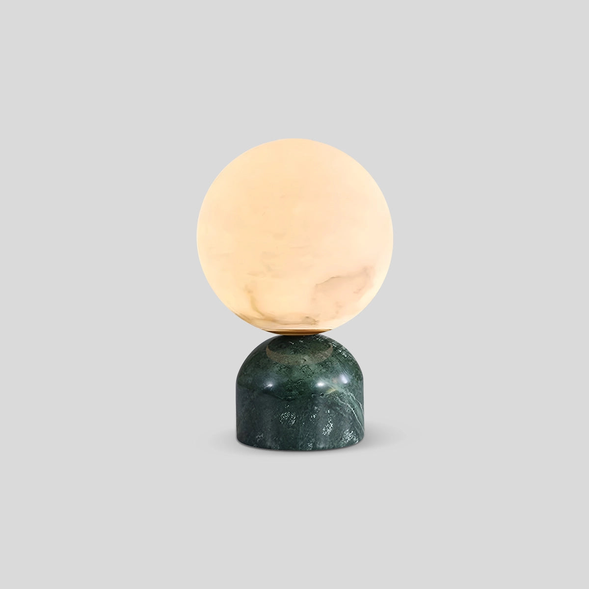 Antizer Modern Globe Spanish Alabaster Table Lamp Bedside Lighting Green