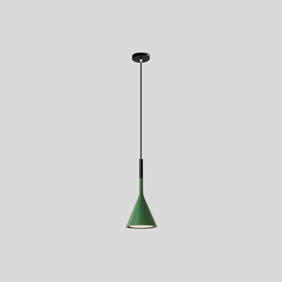 modern cone pendant light