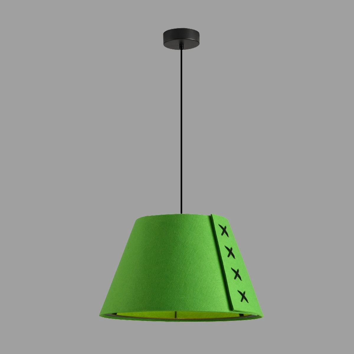 Antizer Modern Sound Absorbing Felt Pendant Light Green