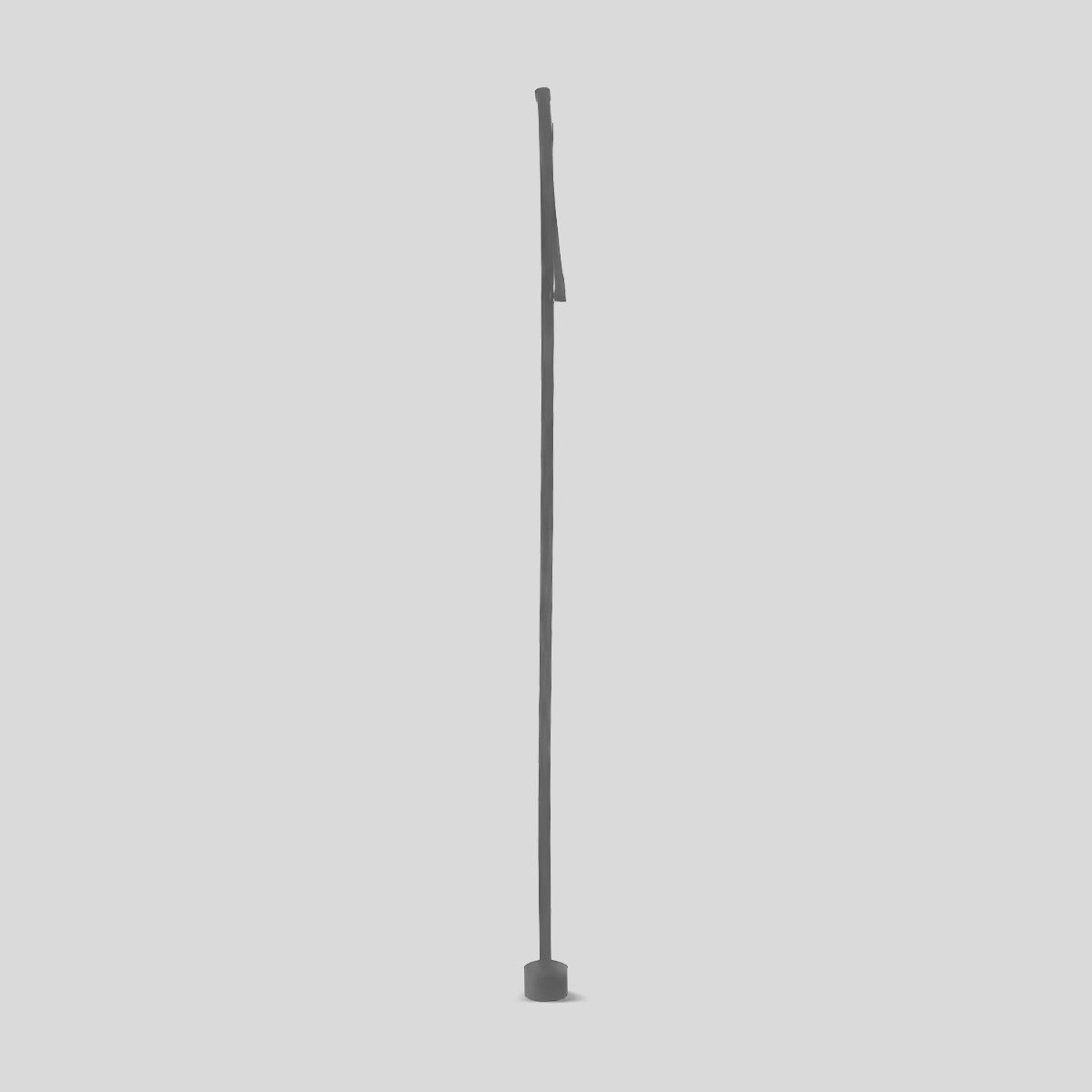 Antizer Nordic Canvas Background Wall Floor Lamp Grey Warm Light
