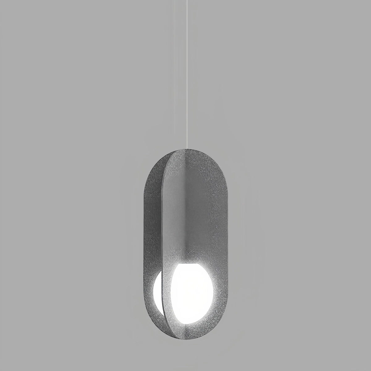 Antizer Carambola Acoustic Pendant Light for Dining Area Grey Dia 23cm x H 50cm / ∅ 9.06" x H 19.69"