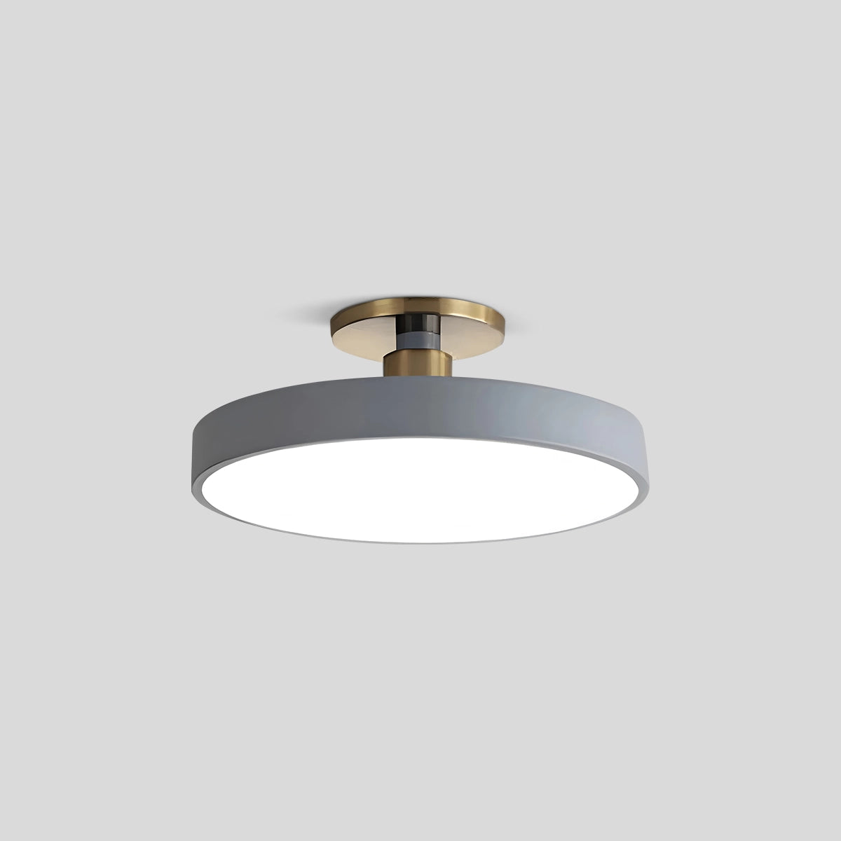 Antizer Isla Flush Mount Ceiling Lamp for Bedroom Grey