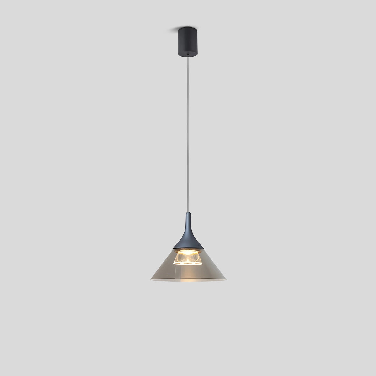 Antizer Nordic Led Art Pendant Light for Dining Room Grey Warm Light