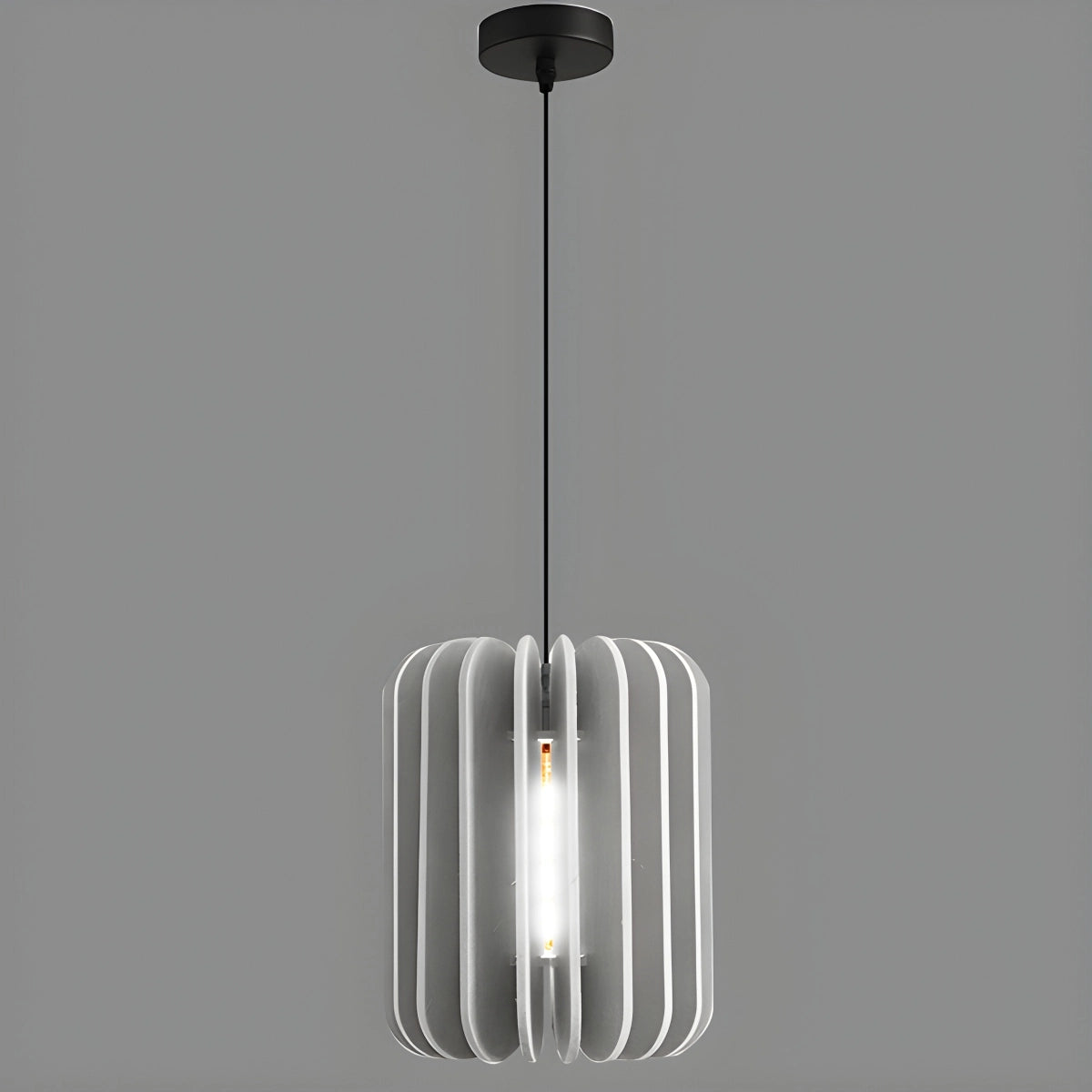Antizer Pumpkin Slice Acoustic Pendant Light Grey Small-D32.5cm / 12.80"