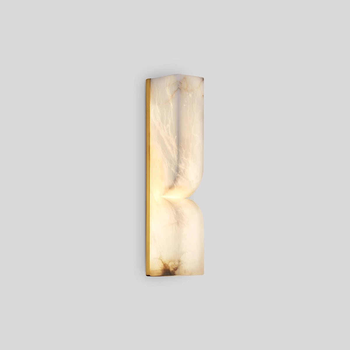 Antizer Light Luxury Spanish Alabaster Wall Sconce for Hallway H35cm/13.78"
