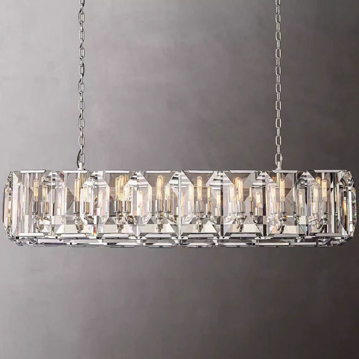 Antizer Harlow Multi Crystal Rectangular Chandelier