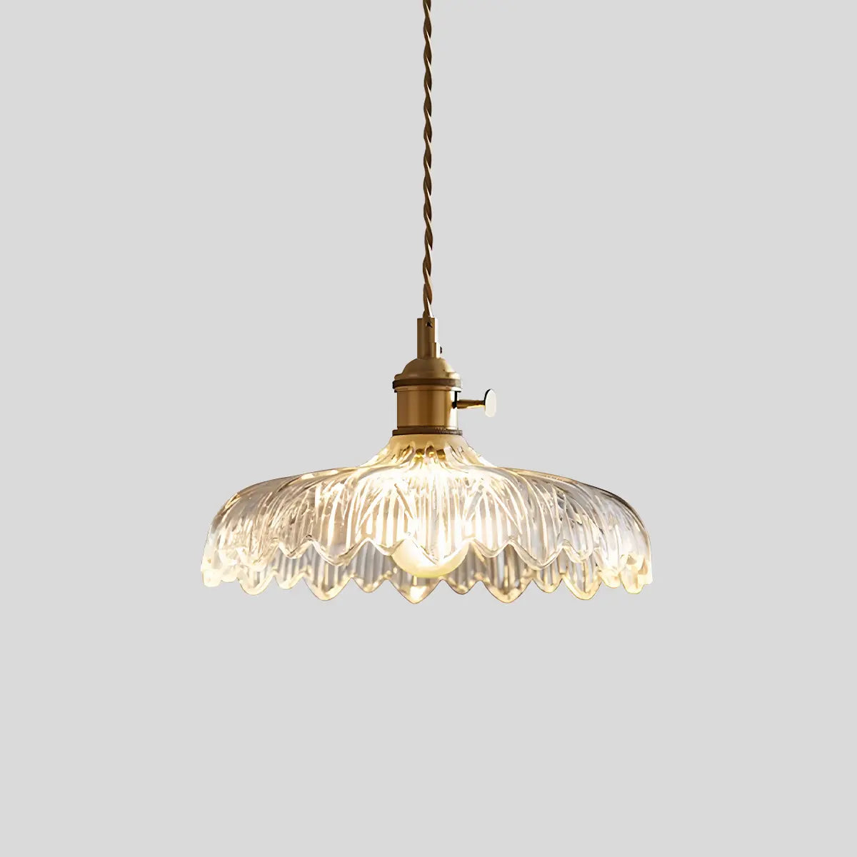 Clear Glass Pendant Light