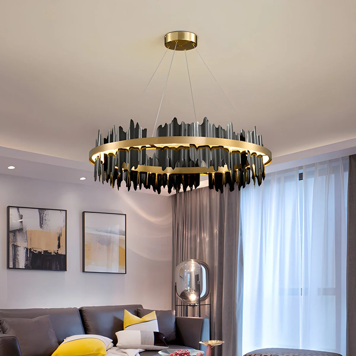 Antizer Modern Creative Round Chandelier