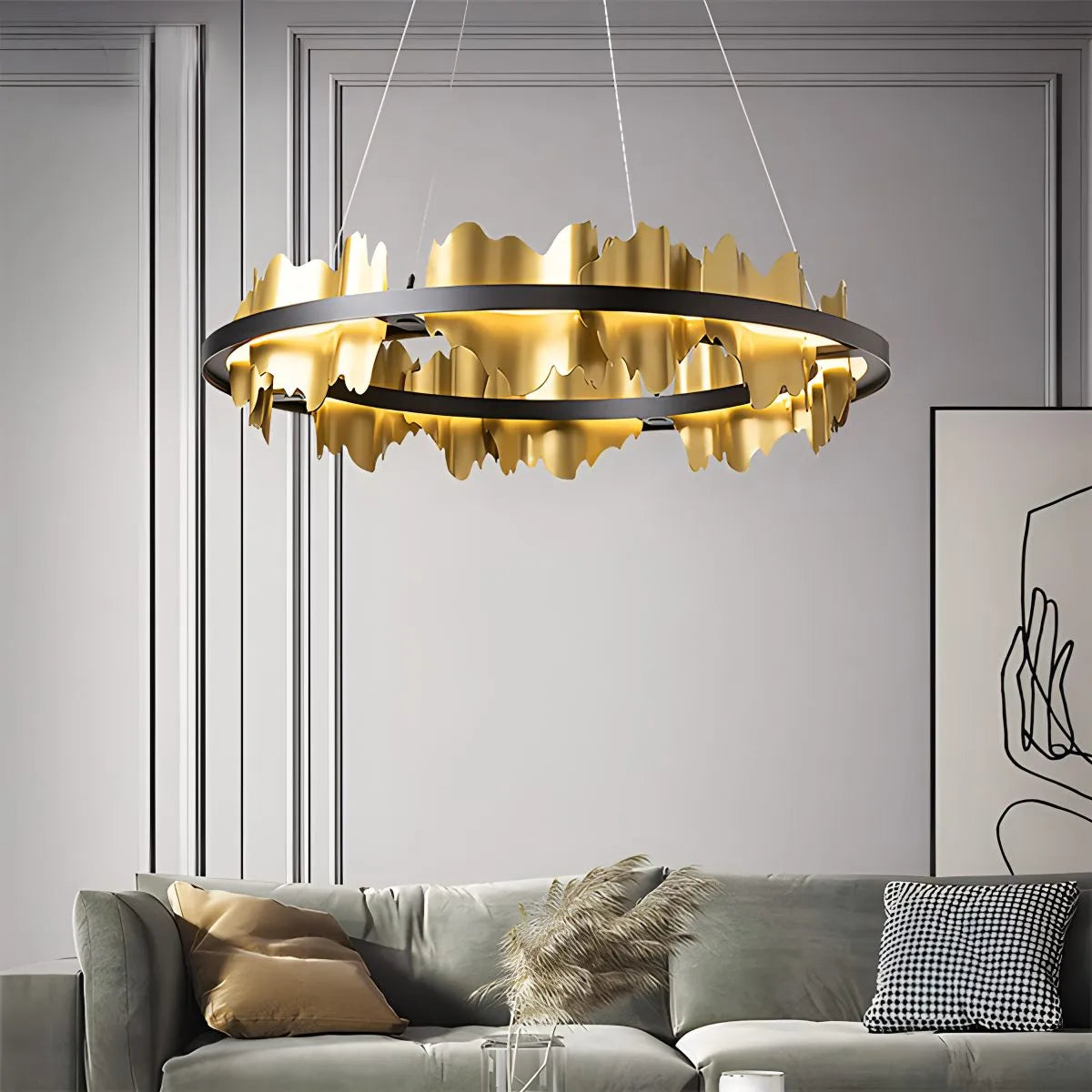 Antizer Modern Creative Round Chandelier