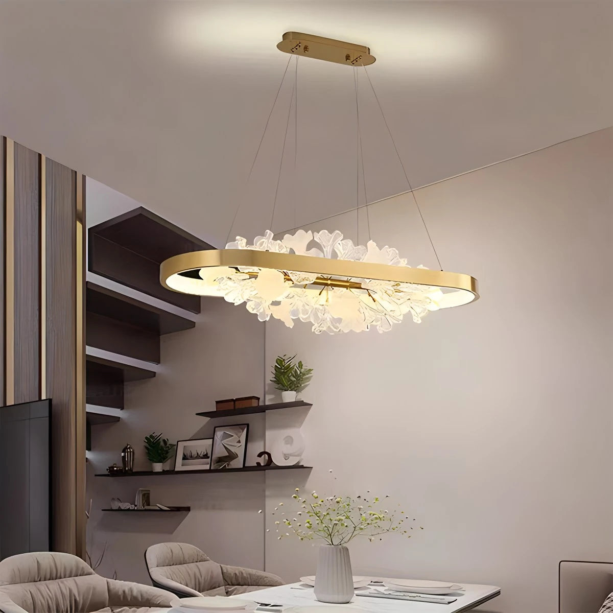Antizer Nordic Light Luxury Ring Creative Chandelier