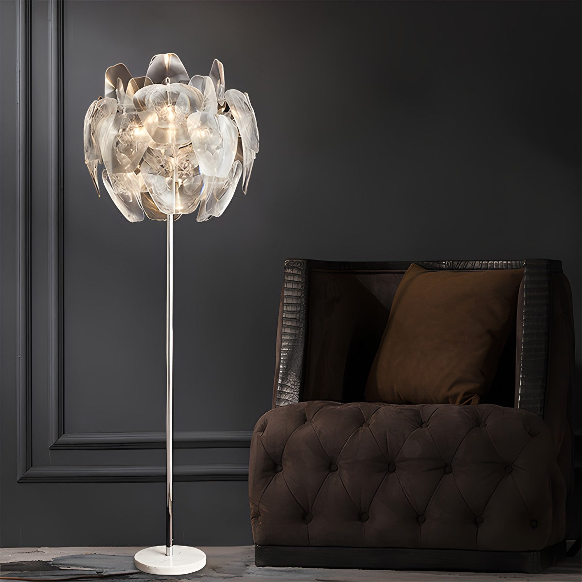 Antizer Italian Luxury Pinecone Floor Lamp