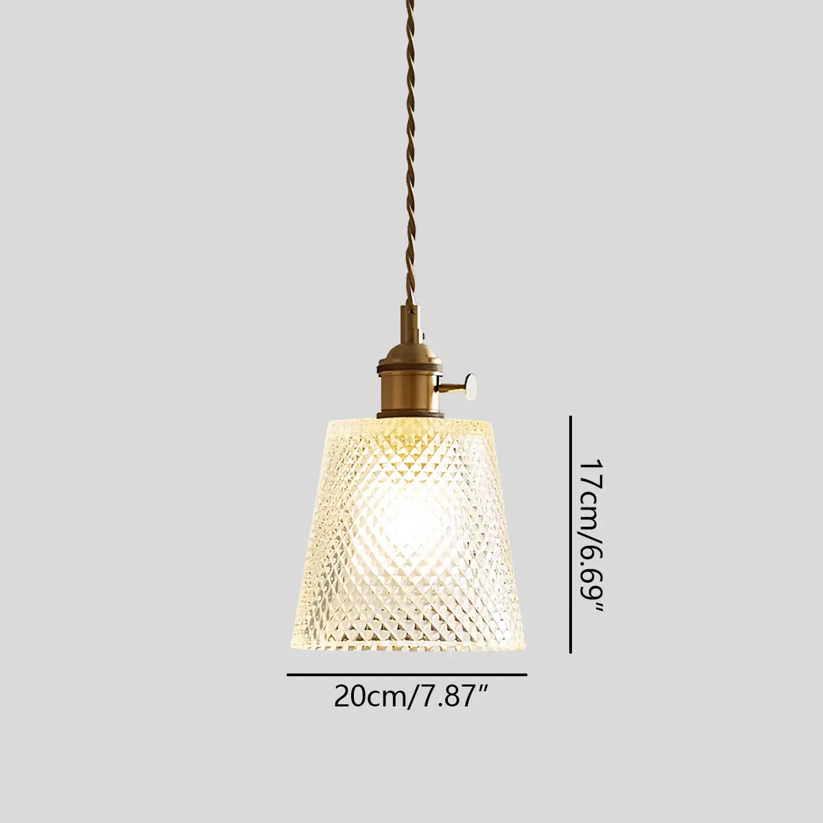 nordic glass pendant light
