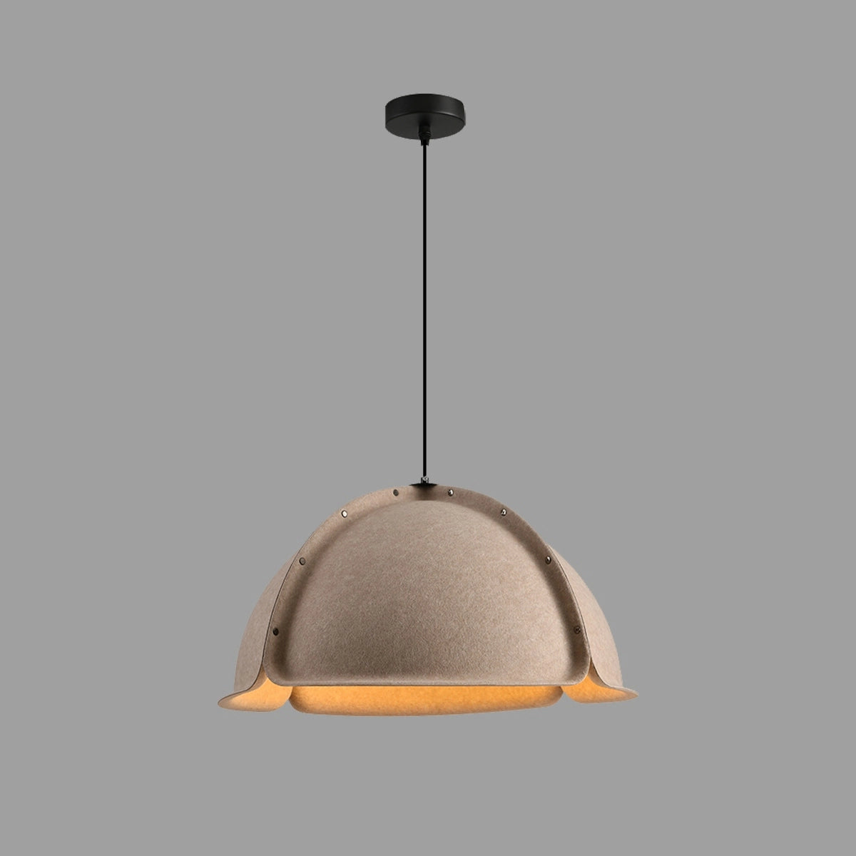 Antizer Nordic Simple Style Felt Pendant Light Khaki