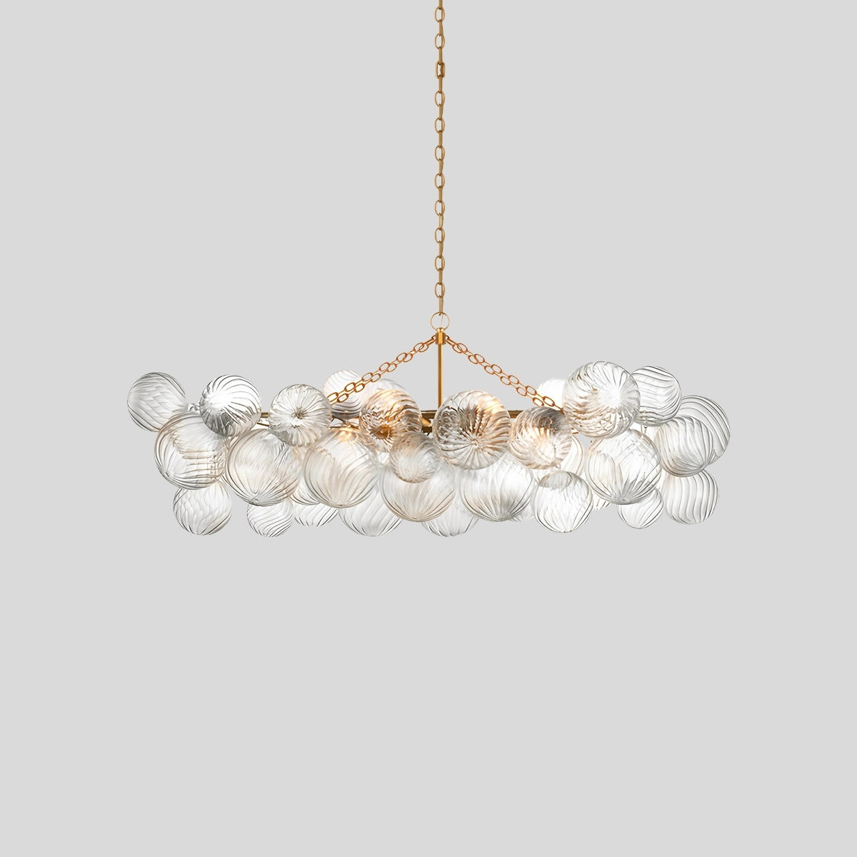 Antizer Vortex Glass Bubble Ball Chandelier