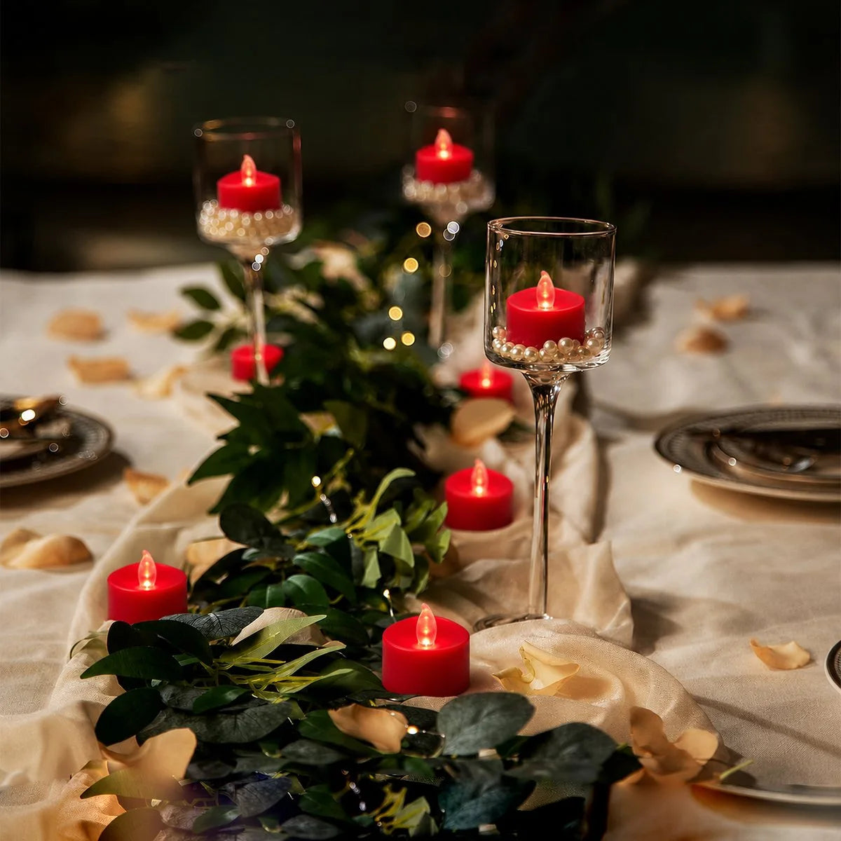 Antizer LED Flameless Candle Tealights 100 Pack × 18