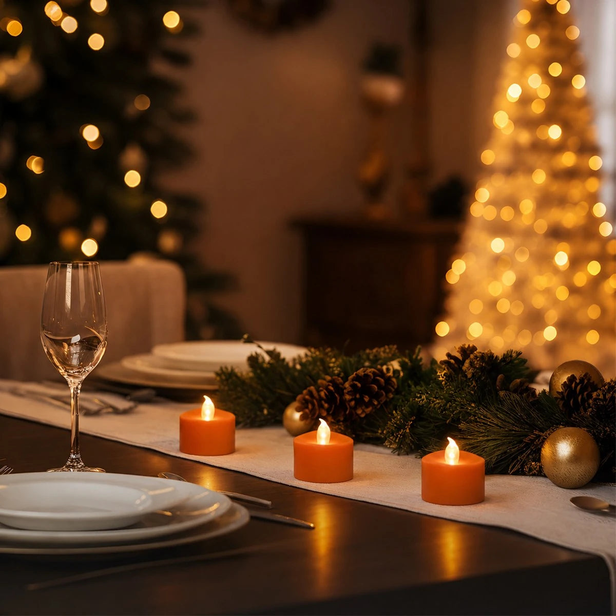Antizer LED Flameless Candle Tealights 100 Pack × 18