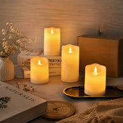 Antizer LED Flameless Paraffin Candle 9 Pack × 8