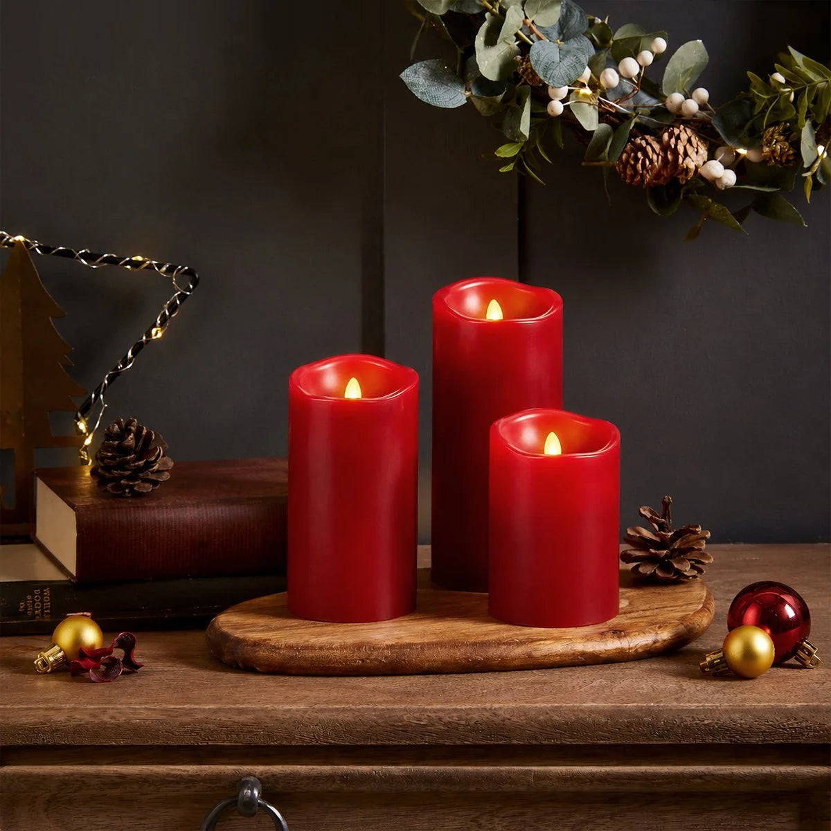Antizer LED Flameless Paraffin Candle
