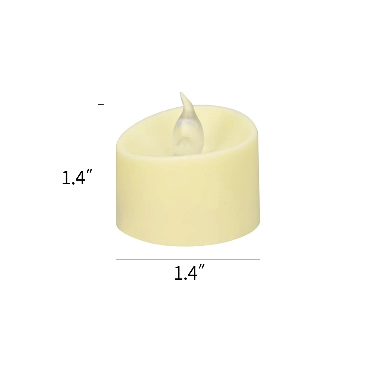 Antizer LED Flameless Candle Tealights 100 Pack × 18