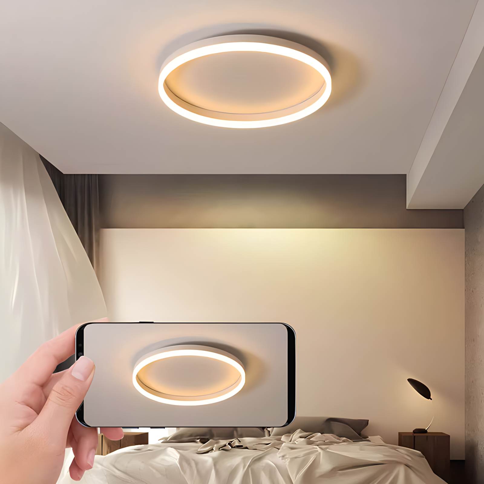 modern circular ceiling light
