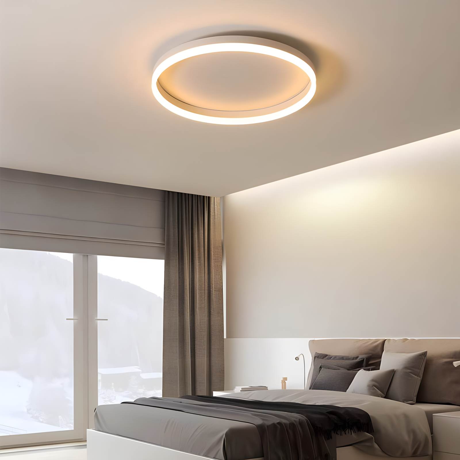 circular ceiling light for bedroom