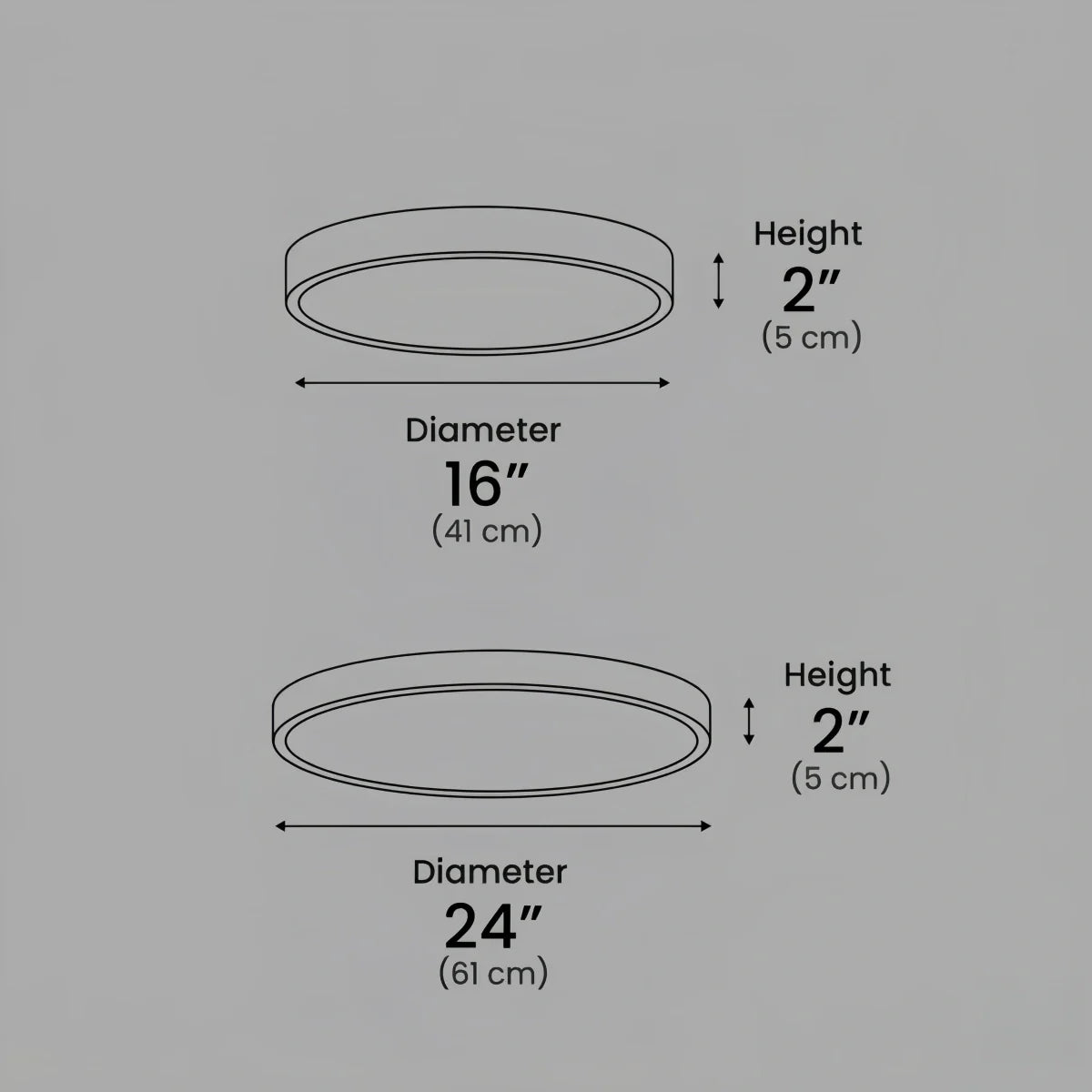 Antizer Modern Alabaster Disc Ceiling Light